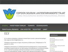 Tablet Screenshot of ely.fi